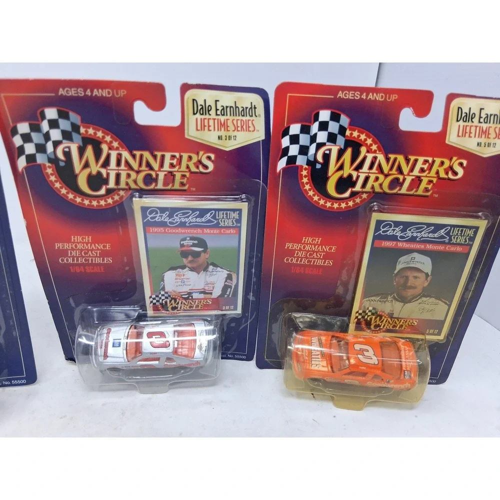 Winner's Circle Dale Earnhardt Lifetime Series 1/64 Diecast Car Lot of 4 New. N